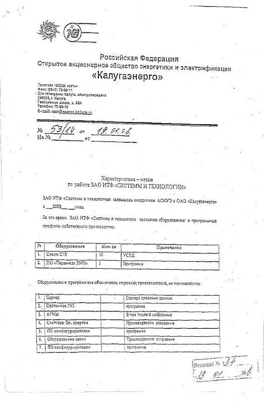 ОАО «Калугаэнерго»